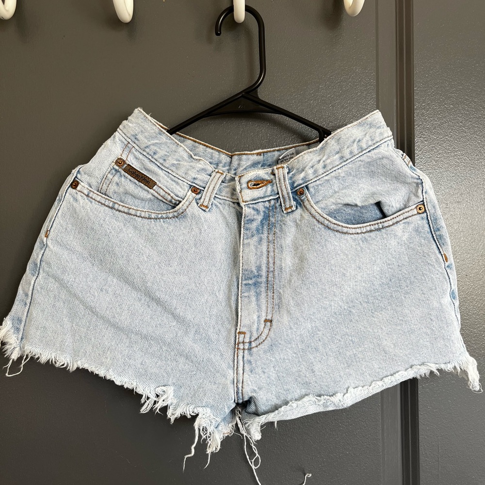 Vintage Calvin Klein Denim High-Waisted Shorts